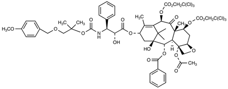 N-Des-t-boc-N-2-[2-methyl-1-(4-methoxyphenyl)methoxy]propyloxycarbonxyl-7,10-O-bis[[(2,2,2-trichloroethyl)oxy]carbonyl] Docetaxel