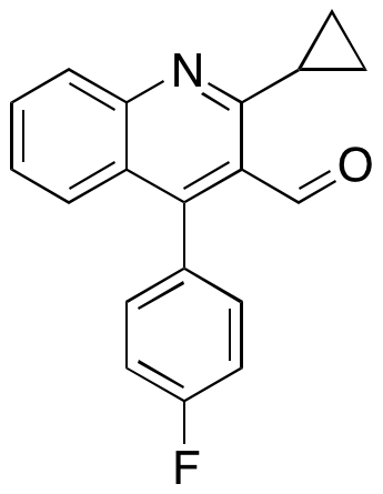 2-Cyclopropyl-4-(4-fluorophenyl)quinoline-3-carbaldehyde