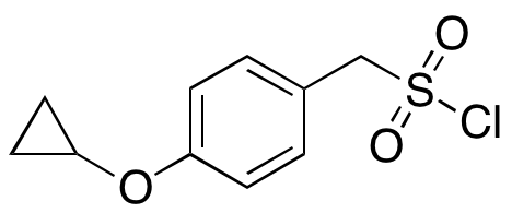 (4-Cyclopropoxyphenyl)methanesulfonyl Chloride