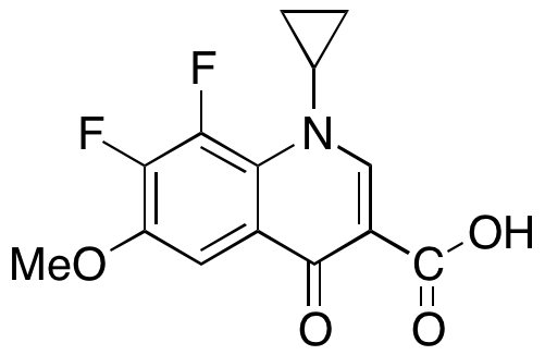 1-Cyclopropyl-7,8-difluoro-6-methoxy-4-oxo-1,4-dihydroquinoline-3-carboxylic Acid