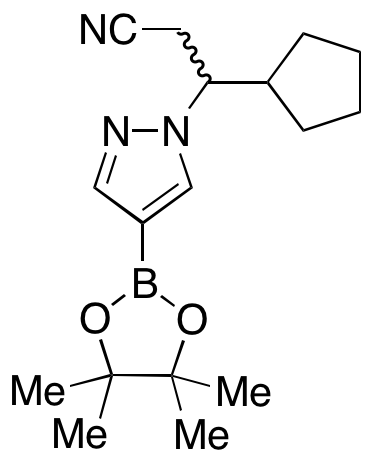  β-Cyclopentyl-4-(4,4,5,5-tetramethyl-1,3,2-dioxaborolan-2-yl)-1H-pyrazole-1-propanenitrile 