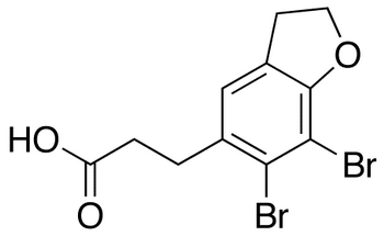 3-(6,7-Dibromo-2,3-dihydrobenzofuran-5-yl)propanoic Acid