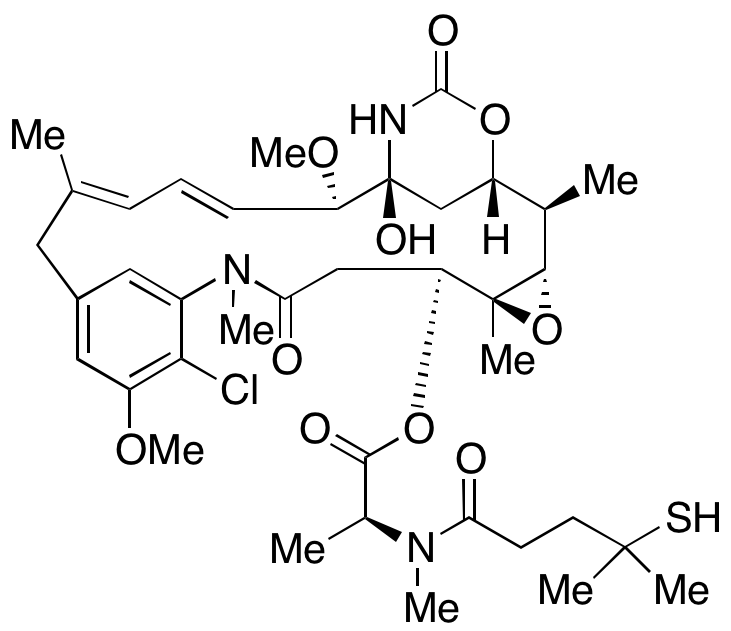 N2’-Deacetyl-N2’-(4-mercapto-4-methyl-1-oxopentyl)-maytansine
