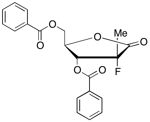 (2R)-2-Deoxy-2-fluoro-2-methyl-D-erythropentonic Acid Î³-Lactone 3,5-Dibenzoate