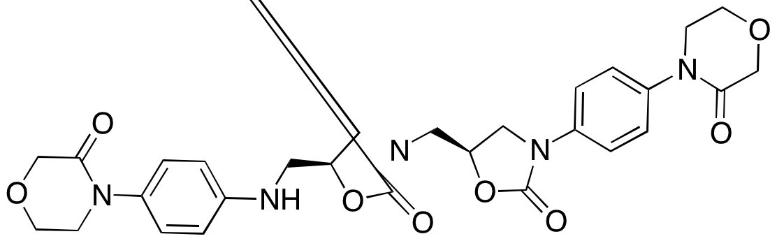 Des(5-chloro-2-animocarboxythienyl) 4-(3-Oxo-4-morpholinyl) Phenylanimomethyl-2-oxo-3-oxazolidinyl] Rivaroxaban