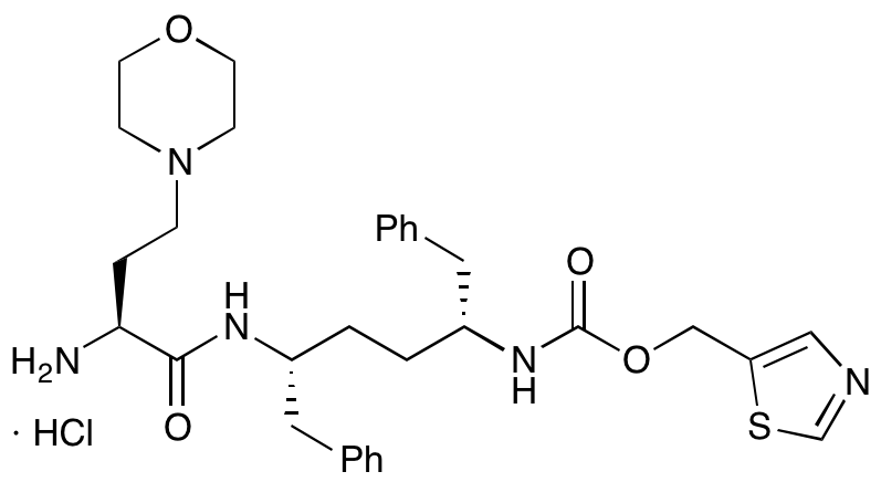 N-[Des-(2-Isopropyl-thiazol-4-yl)-1.3-dioxo-2-(methylaza)-propyl] cobicistat hydrochloride