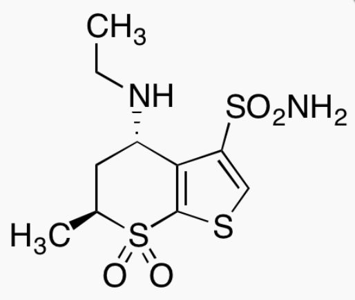 2-Desaminosulfonyl 3-aminosulfonyl dorzolamide