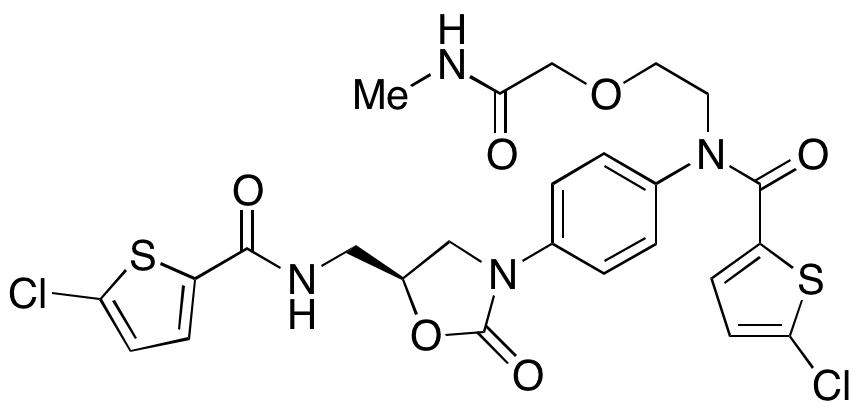 4’-Desmorpholino 4’-[N-(5-chloro-2-carboxy-thienyl)N-(5-Carboxy-3-oxa-pentyl)]amino Rivaroxaban