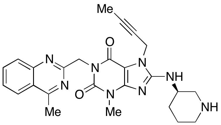 Des-(R)-piperidin-3-amine 8-(R)-(piperidin-3-ylamino) linagliptin