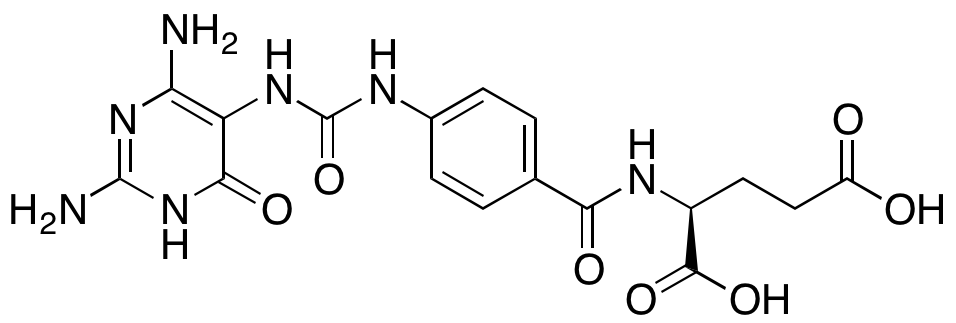(S)-2-(4-(3-(2,4-diamino-6-oxo-1,6-dihydropyrimidin-5-yl)ureido)benzamido)pentanedioic Acid