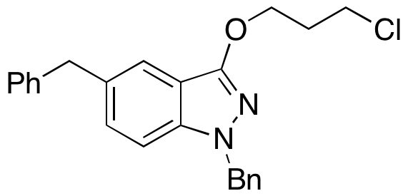 1,5-Dibenzyl-3-(3-chloropropoxy)-1H-indazole