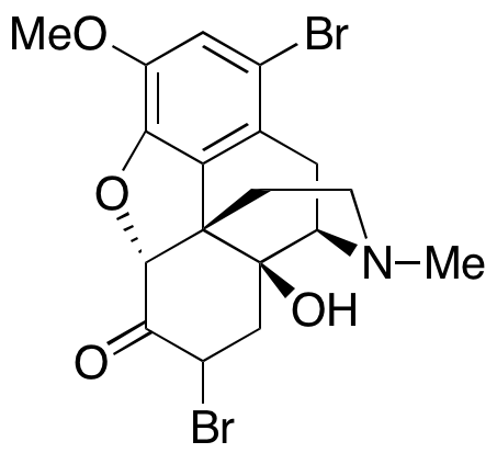 1,7-Dibromo-4,5-epoxy-14-hydroxy-3-methoxy-17-methylmorphinan-6-one 