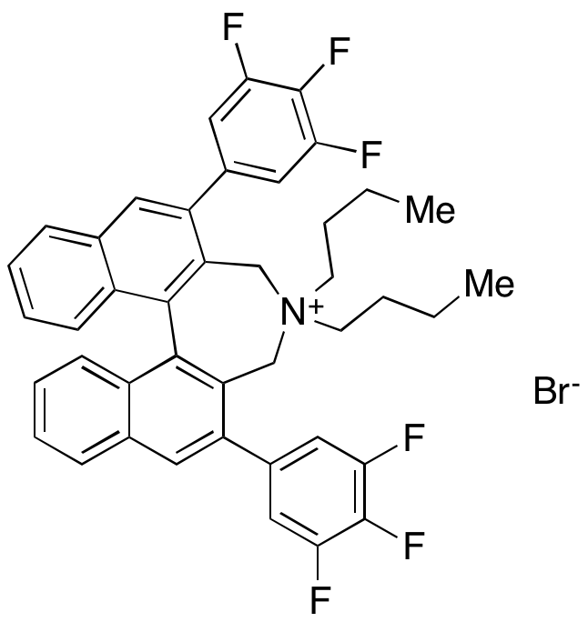 (S)-4,4-Dibutyl-2,6-bis(3,4,5-trifluorophenyl)-4,5-dihydro-3H-dinaphtho[2,1-c:1’,2’-e]azepinium Bromide
