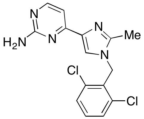 4-[1-[(2,6-Dichlorophenyl)methyl]-2-methyl-1H-imidazol-4-yl]-2-pyrimidinamine