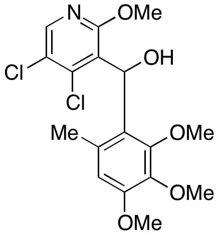 4,5-Dichloro-2-methoxy-α-(2,3,4-trimethoxy-6-methylphenyl)-3-pyridinemethanol 