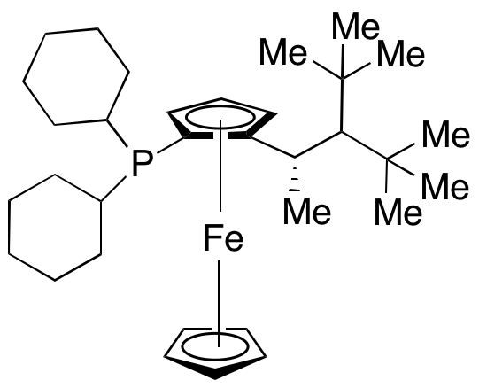(R)-1-[(SP)-2-(Dicyclohexylphosphino)ferrocenyl]ethyldi-tert-butylphosphine