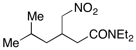 N,N-Diethyl-5-methyl-3-(nitromethyl)hexanamide