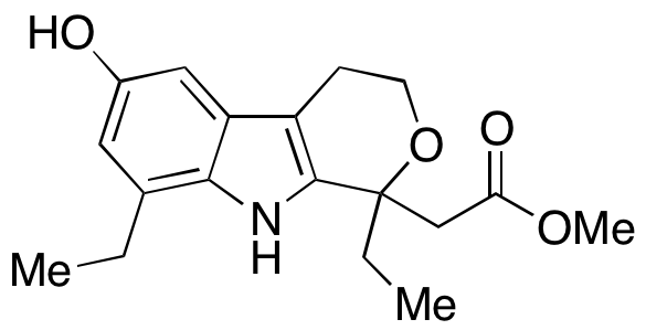 1,8-Diethyl-1,3,4,9-tetrahydro-6-hydroxypyrano[3,4-β]indole-1-acetic Acid Methyl Ester 