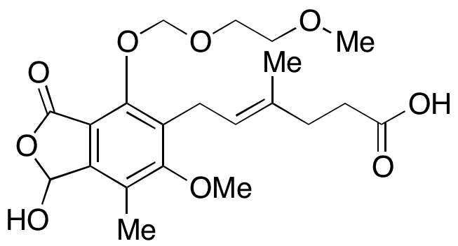 (E)-6-[1,3-Dihydro-1-hydroxy-6-methoxy-4-[(2-methoxyethoxy)methoxy]-7-methyl-3-oxo-5-isobenzofuranyl]-4-methyl-4-hexenoic Acid