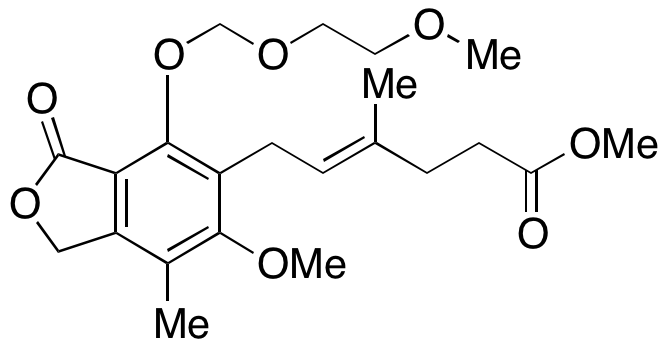 (E)-6-[1,3-Dihydro-6-methoxy-4-[(2-methoxyethoxy)methoxy]-7-methyl-3-oxo-5-isobenzofuranyl]-4-methyl-4-hexenoic Acid Methyl Ester 