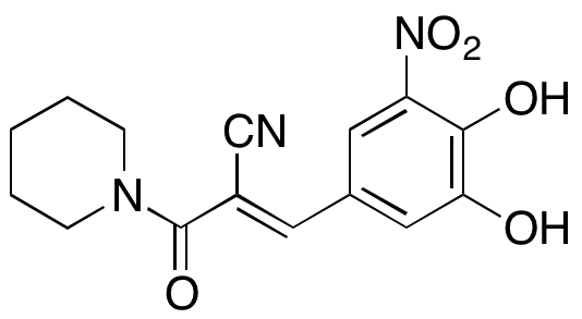 (αE)-α-[(3,4-Dihydroxy-5-nitrophenyl)methylene]- β-oxo-1-piperidinepropanenitrile