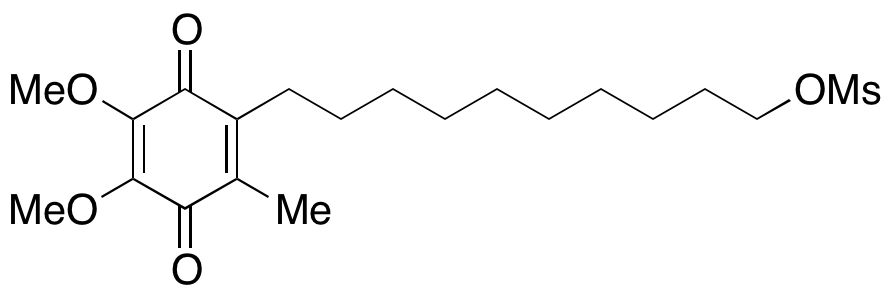 10-(4,5-Dimethoxy-2-methyl-3,6-dioxocyclohexa-1,4-dienyl)decyl Methanesulfonate