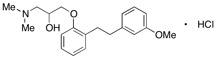 1-(Dimethylamino)-3-(2-(3-methoxyphenethyl)phenoxy)propan-2-ol Hydrochloride