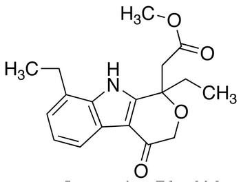 1,8-Diethyl-1,3,4,9-tetrahydro-4-oxo-pyrano[3,4-β]indole-1-acetic Acid Methyl Ester