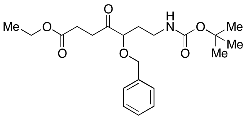 Ethyl 5-Benzyloxy-7-(N-Boc)amino-4-oxo-heptanoate