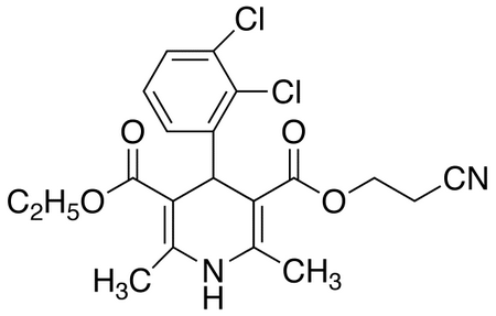 1,4-Dihydro-2,6-dimethyl-3-(2-cyanoethoxycarbonyl)-5-ethoxycarbonyl-4-(2,3-dichlorophenyl)pyridine