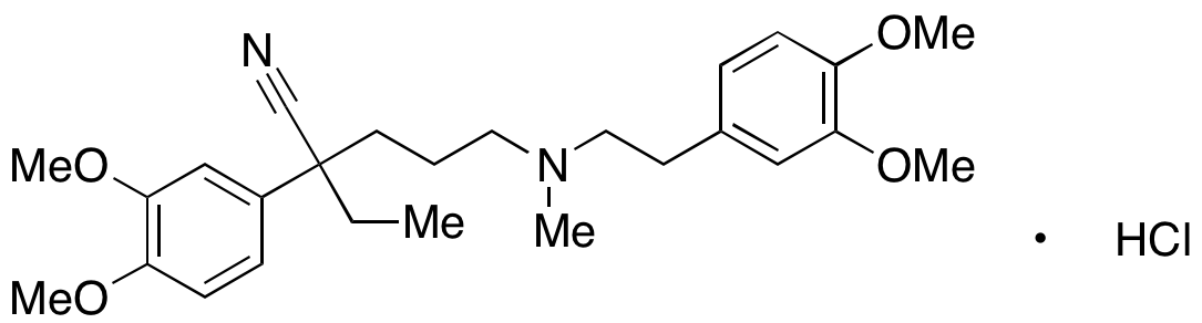 α-Ethyl-α-(1-demethylethyl)-Verapamil Hydrochloride