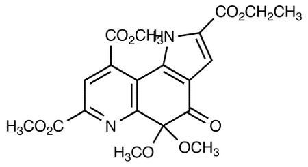 4,5-Dihydro-4,5-dioxo-1H-pyrrolo[2,3-f]quinoline-2,7,9-tricarboxylic Acid, 5,5-Dimethyl Ketal
