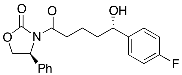 3-[(5S)-(4-Fluorophenyl)-5-hydroxypentanoyl]-(4S)-phenyl-1,3-oxazolidin-2-one