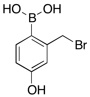 (4-Hydroxy-2-bromomethylphenyl)boronic Acid