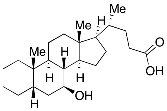 7 β-Hydroxy-5 β-cholanoic Acid