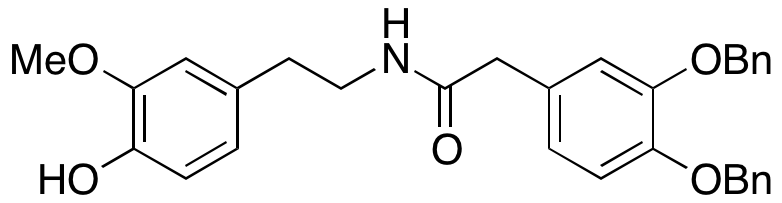 N-[2-(4-Hydroxy-3-methoxyphenyl)ethyl]-3,4-bis(phenylmethoxy)benzeneacetamide