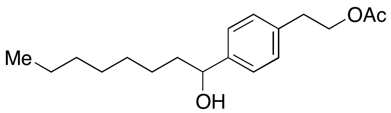 2-[4-(1-Hydroxyoctyl)phenyl]ethyl Acetate