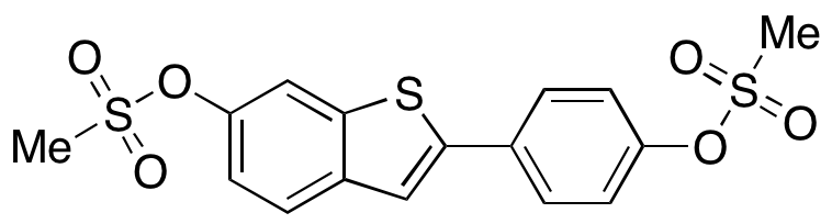 2-(4-Hydroxyphenyl)benzo[b]thiophen-6-ol Bimesylate