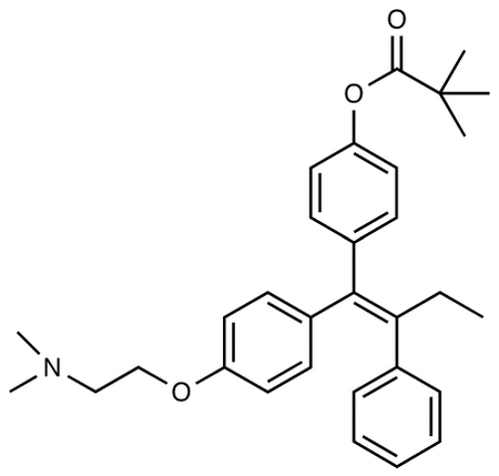 (E)-1-[4-[2-(N,N-Dimethylamino)ethoxy]phenyl]-1-[4-(trimethylacetoxy)phenyl]-2-phenylbut-1-ene