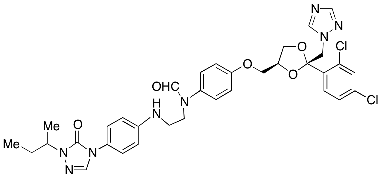Itraconazole Desethylene-seco-piperazine Mono-N-formyl Impurity