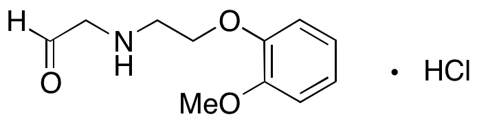 2-((2-(2-Methoxyphenoxy)ethyl)amino)acetaldehyde Hydrochloride