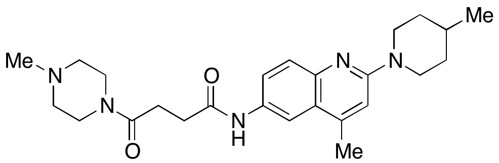 4-Methyl-N-[4-methyl-2-(4-methyl-1-piperidinyl)-6-quinolinyl]-Î³-oxo-1-piperazinebutanamide