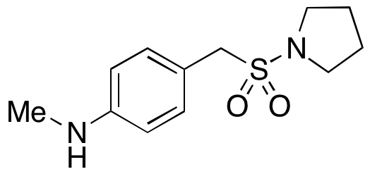 N-Methyl-4-((pyrrolidin-1-ylsulfonyl)methyl)aniline