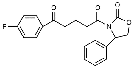 3-[5-(1,5-Dioxo-5-(p-fluophenylpentyl]-4S-phenyl-2-oxazolidinone