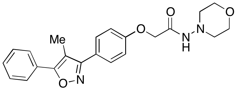 2-[4-(4-Methyl-5-phenyl-3-isoxazolyl)phenoxy]-N-4-morpholinyl-acetamide