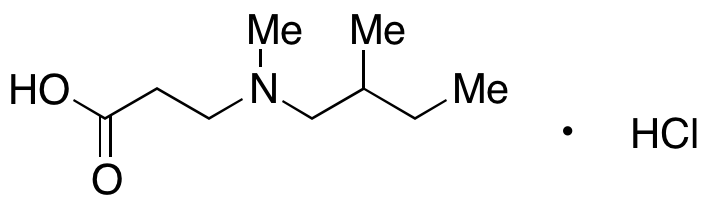 N-Methyl-N-(2-methylbutyl)- β-alanine Hydrochloride