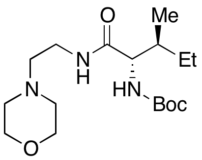 N-[(1S,2S)-2-Methyl-1-[[[2-(4-morpholinyl)ethyl]amino]carbonyl]butyl]carbamic Acid 1,1-Dimethylethyl Ester