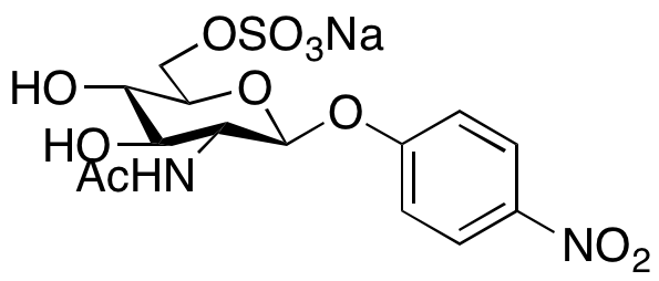 p-Nitrophenyl 6-Sulfo-2-acetamido-2-deoxy- β-D-glucopyranoside Sodium Salt