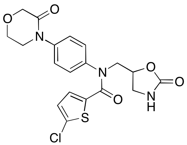 N-(5-Oxazolidinyl]methyl)-N-(5-chloro-2-thiophenecarbonyl)-4-(3-oxo-4-morpholinyl)aniline