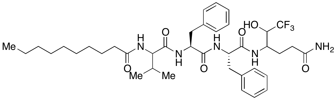 N-(1-Oxodecyl)-L-valyl-L-phenylalanyl-N-[4-amino-4-oxo-1-(2,2,2-trifluoro-1-hydroxyethyl)butyl]-L-phenylalaninamide